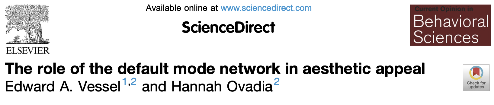 Screen Grab of article title page